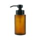 Wholesale Glass Bottle Scrub Thread Lotion Shower Gel Wash Bottle 300ml Transparent Light Bottle Support Process Scrub