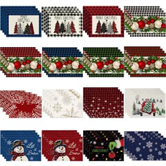 国境を越えて人気のクリスマスマットセットカップセット断熱マットアマゾンの祝日の雰囲気装飾テーブルマット
