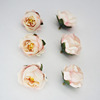 DIY Handmade Flower Ring Material Mori Sugar Box Gift Box Accessories Simulation Rose Head European -style Retro Camellia Bud