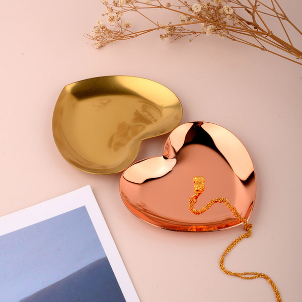 Japanese brand metal accessory stainless steel heart shaped