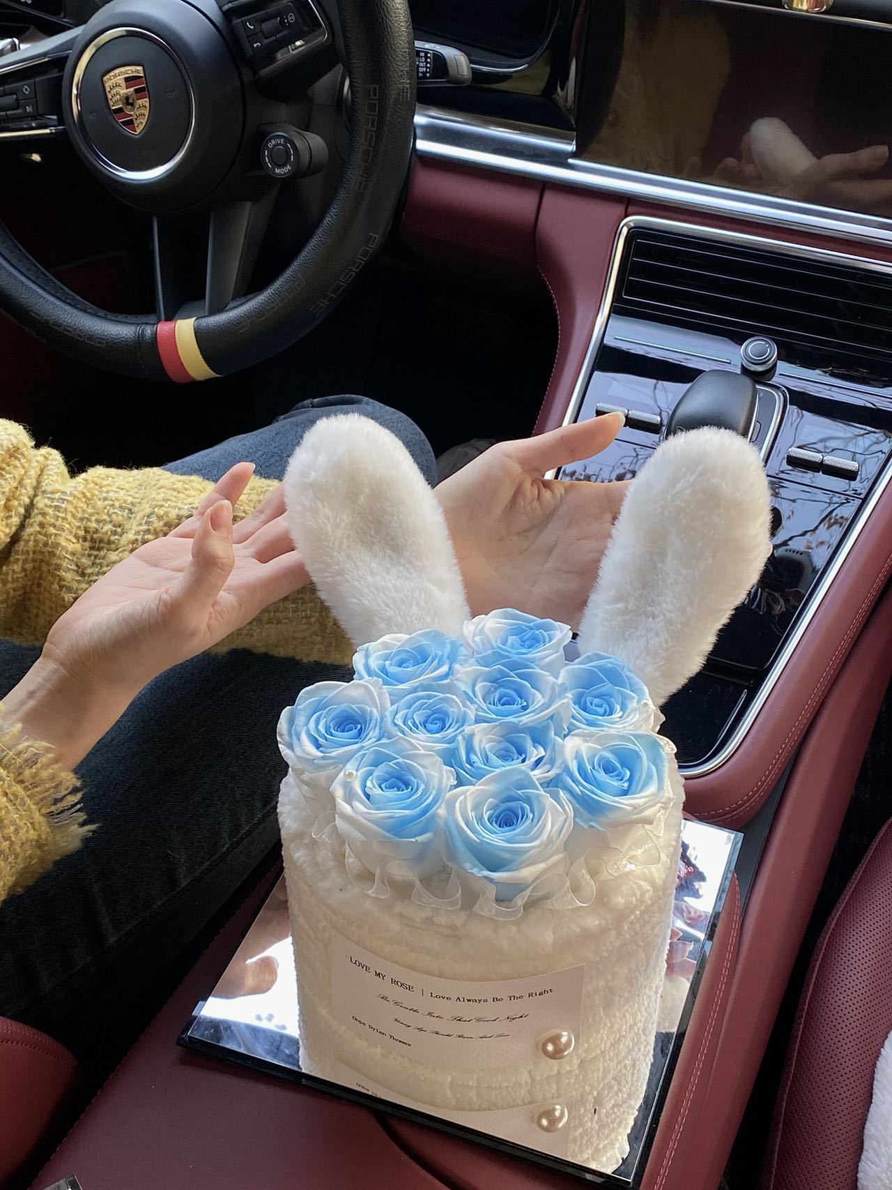 파란색과 흰색 그라디언트