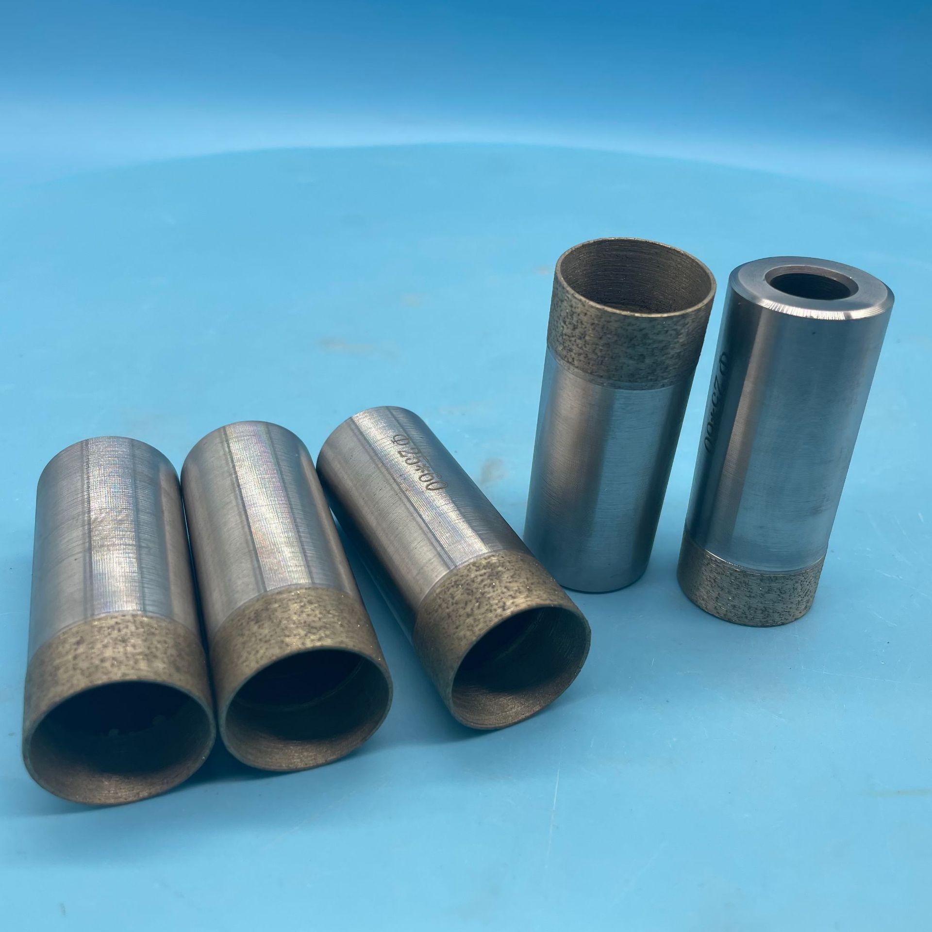 批发青铜烧结钻不锈钢钻头25-63mm整套5个坡口机用金刚石烧结钻头