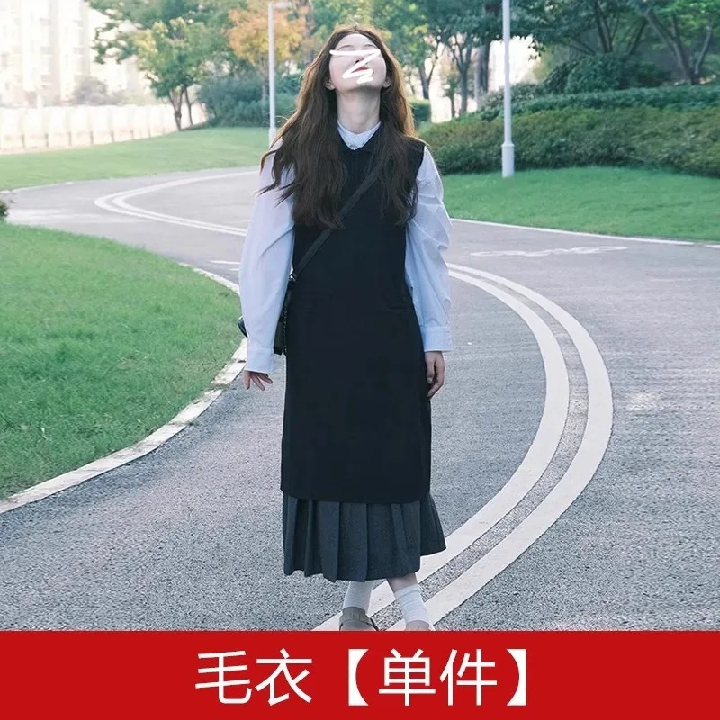 검은색 조끼 스커트 [꽃이 피고 품질이 좋은 선택]
