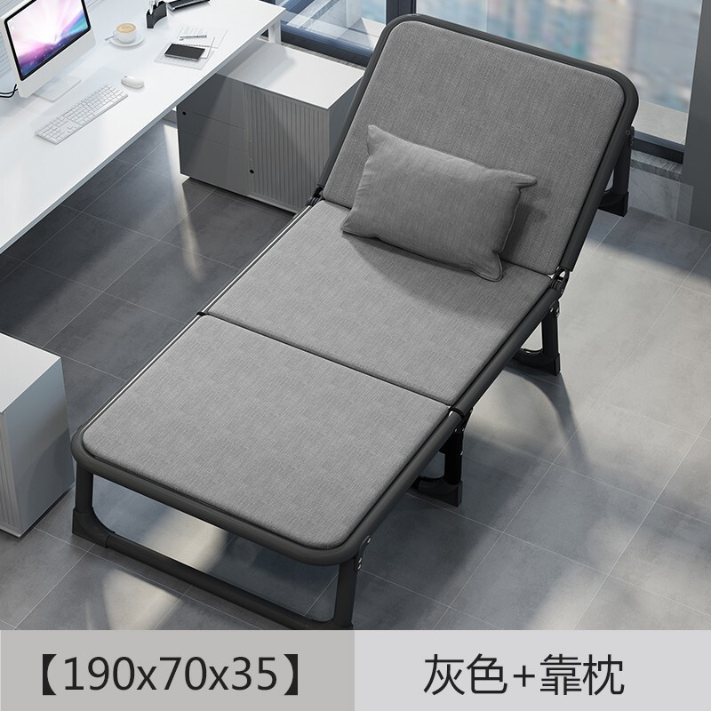 Cama plegable Cama de marcha simple Cama de madera dura para el hogar Cama de madera dura para el almuerzo en la oficina Horas extras Cama simple multifuncional