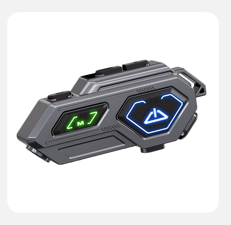 Bluetooth Headset Factory Wholesale Helmet Bluetooth Headset Motorcycle Intercom Waterproof Noise Reduction Cycling Headset Private Model