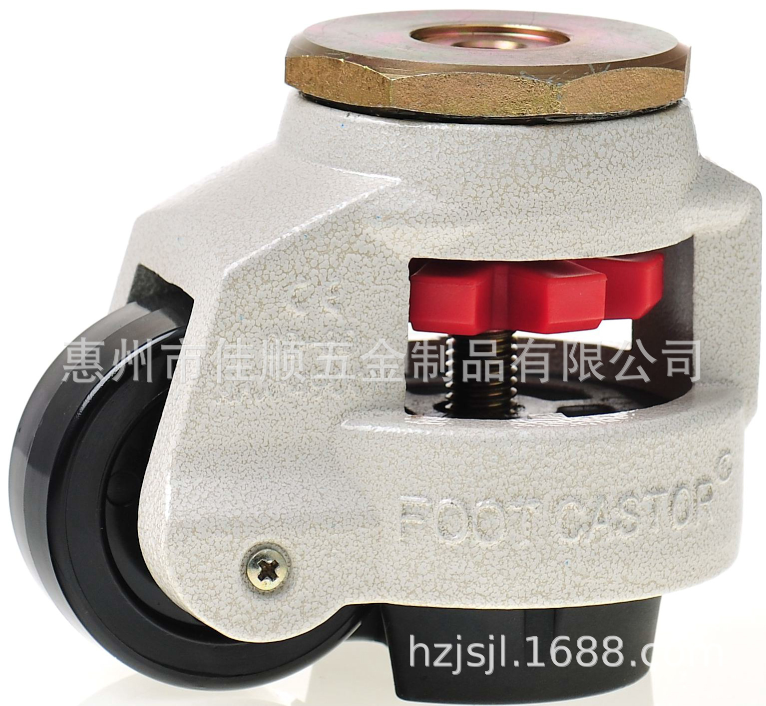 供应福马轮GD-80S水平调节支撑脚轮|机箱机柜脚轮 FOOT CASTOR