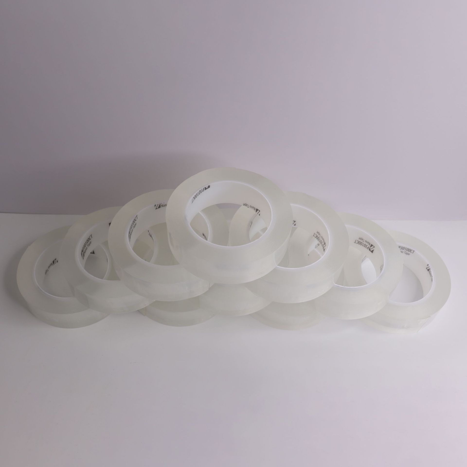 Venta directa de fábrica de nano cinta acrílica de alta transparencia, gancho adhesivo lavable impermeable de alta viscosidad, nano sin costuras cinta de doble cara