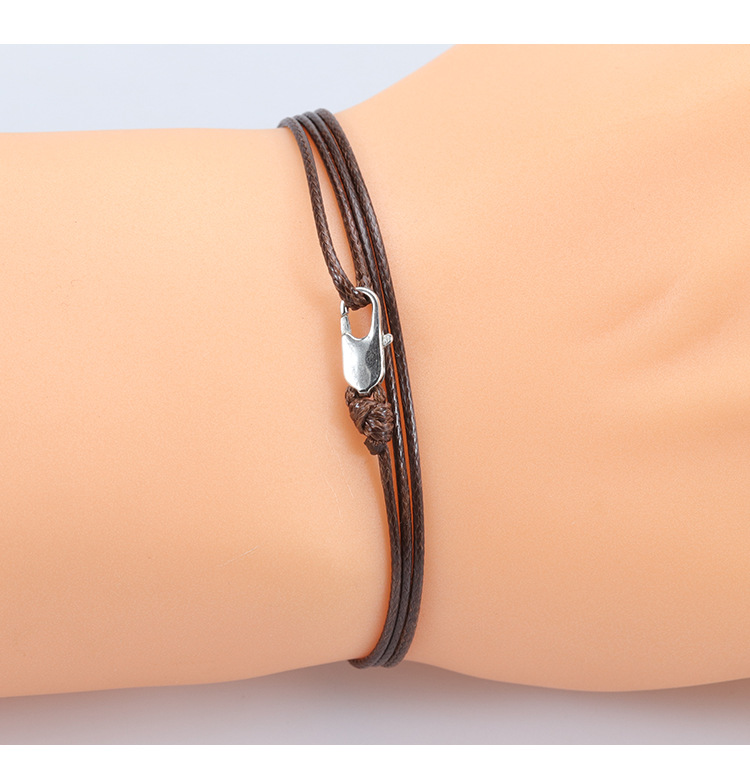 Simple Style Geometric Copper Knitting Unisex Bracelets 1 Piece