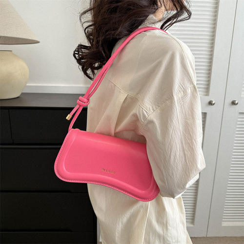 Niche design bag for women  spring new fashion popular crossbody bag casual commuting shoulder bag armpit bag