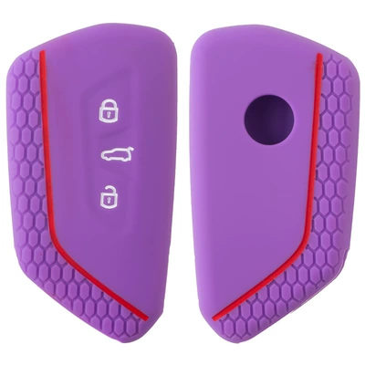 VIZZION, Talagon, Car key bag - purple-red-line
