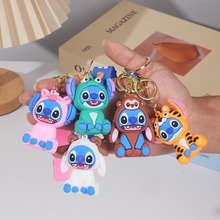 现货速发十二生肖史迪仔钥匙扣挂件可爱史迪奇公仔盲盒电玩城礼品
