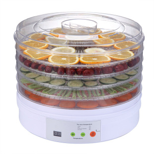 Dried Fruit and Food Dryer, Vertical Household 5-Layer Fruit and Vegetable Dehydrator, Cross-Border Us Standard Oven