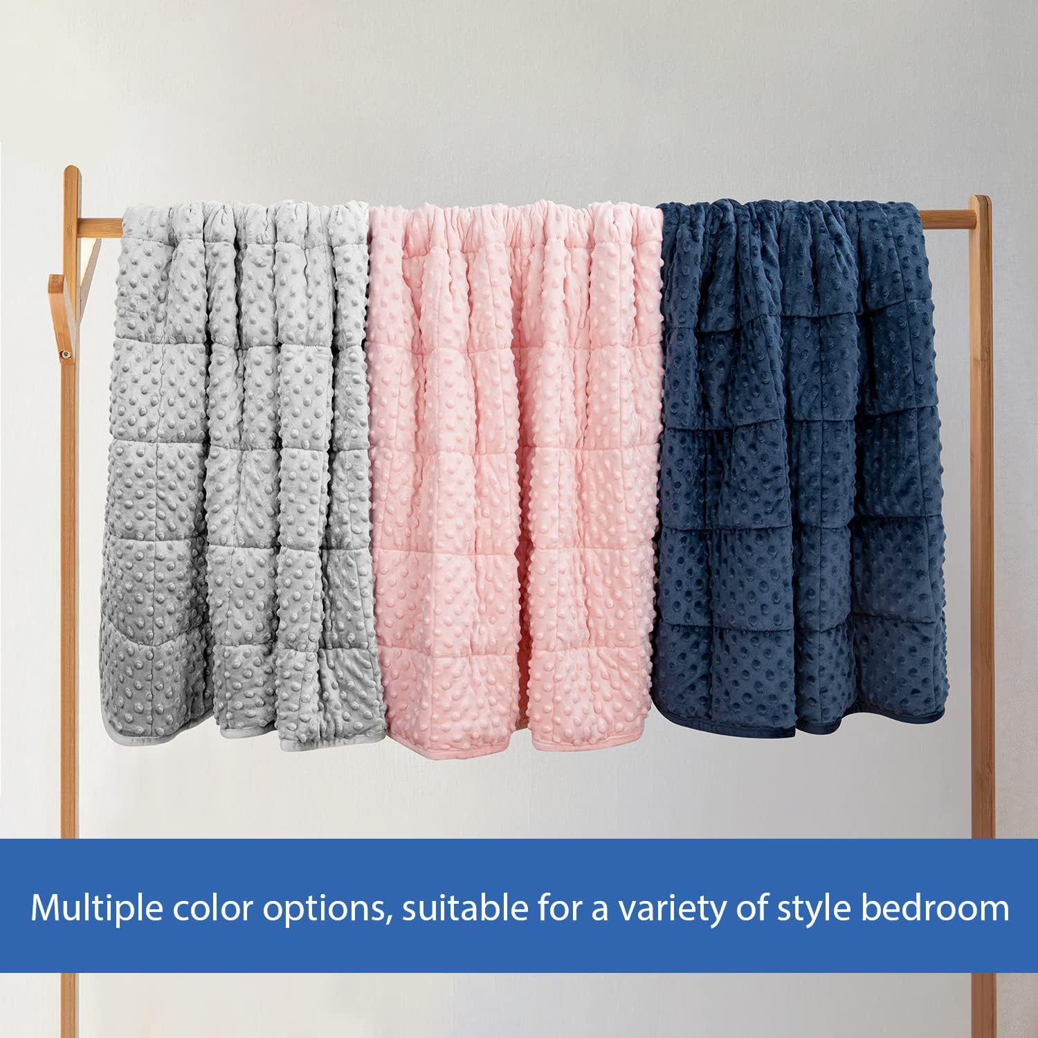 Suministro directo de fábrica Amazon transfronteriza súper suave manta de gravedad cubierta de cuentas de vidrio llena de gravedad edredón abrigo