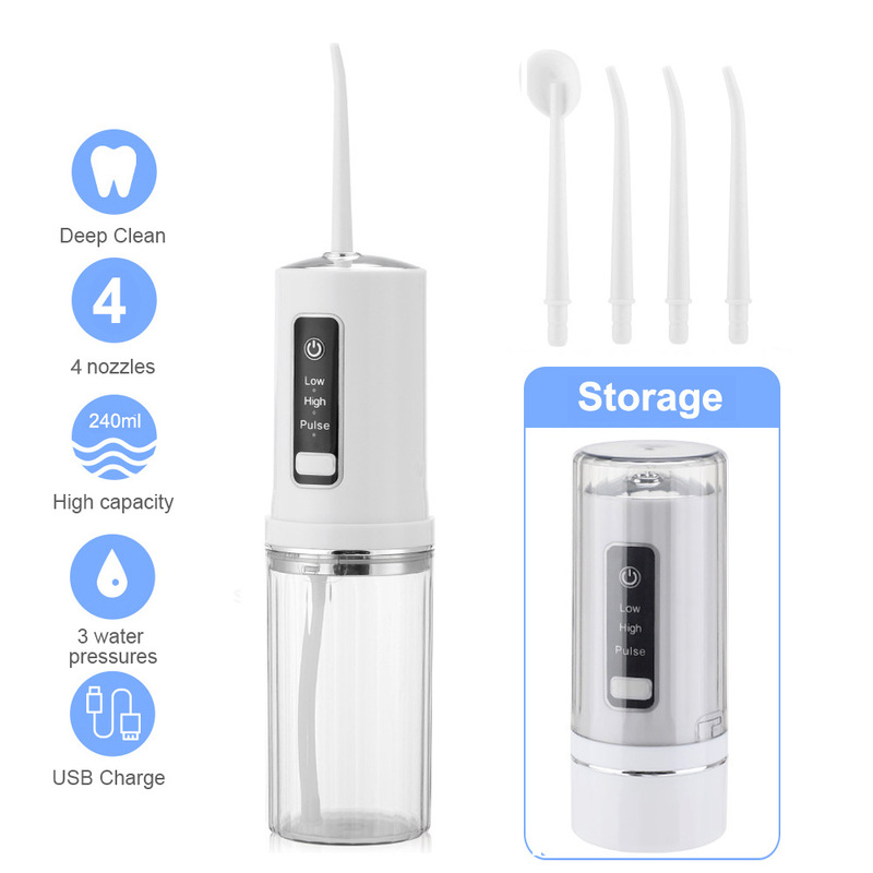 Cross-Border Electric Tooth Rinser, Portable Household Tooth Cleaner, Calculus Remover, Water Flosser, Tooth Rinser, Tooth Cleaner