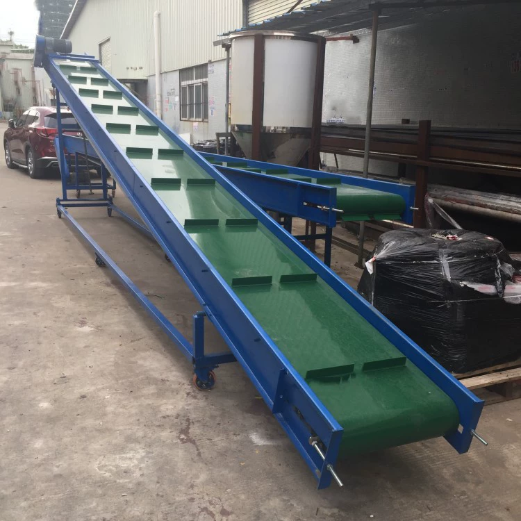 Конвейер для сборки ленточных материалов Guanying с перегородкой, противоскользящий зеленый ленточный конвейер, елочная лента