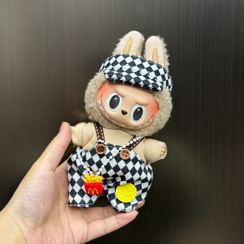 【衣類のみ】ラブブ labubu ベビー服 17cm ペンダント 1代目・2代目 ビニールぬいぐるみ 服セット|undefined