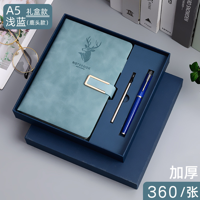 ビジネスノート a5 卸売レザーバックル付きメモ帳厚みのある高価値ノートブック b5 小さなノートブック|undefined