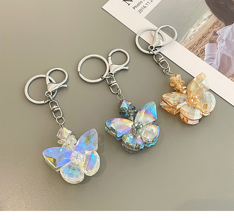 New Style Alloy Butterfly Women's Bag Pendant Keychain display picture 1