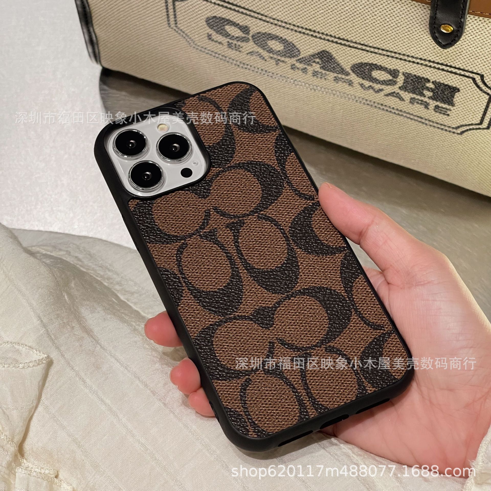 Adecuado para Apple 17pro funda para teléfono móvil 11 moda iphone12/14 funda protectora x lujo 13 nuevo bolso para tarjetas de mujer