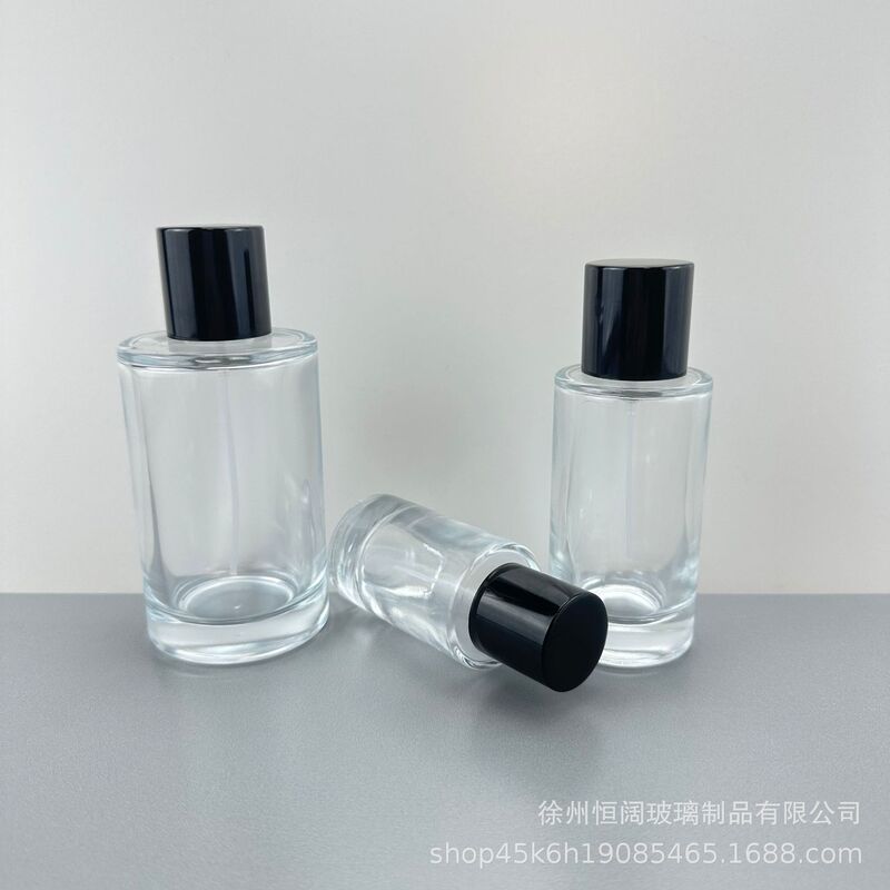 メーカー卸売り香水瓶現物円柱型香水スプレー瓶化粧品ガラス瓶100ml 50ml空瓶|undefined