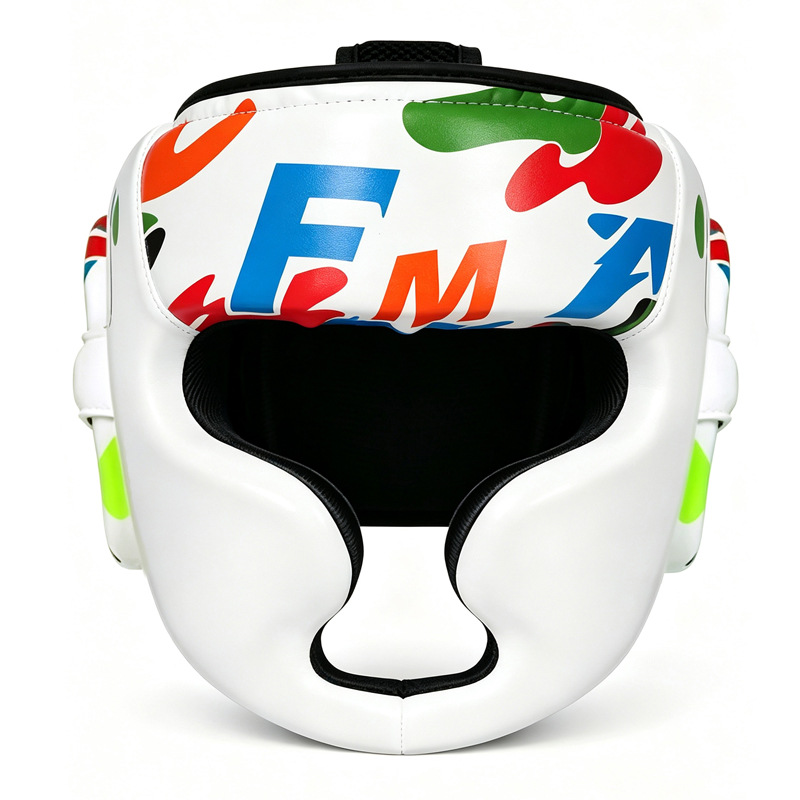 Casco de Protección Facial para Boxeo y Sanda de PU para Entrenamiento image 10
