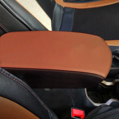 box lid cover, for refurbishment, Armrest box pad - freedom-warrior-cayenne-color-with-black-accents