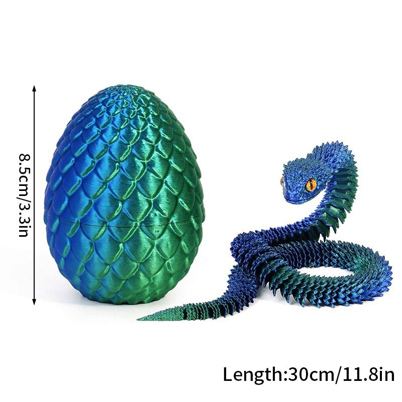 8.5cm 계란 + 30cm 뱀 [레이저 블루]