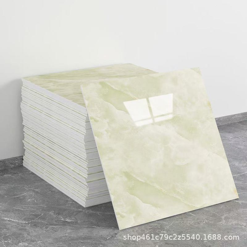 跨境外贸仿大理石鎏金3d瓷砖贴墙面翻新装饰贴纸防油防水墙纸自粘|undefined