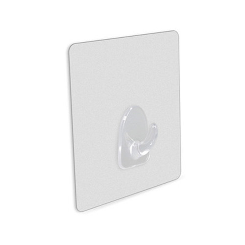 Powerful, traceless transparent horn hooks, no punching, bathroom and kitchen clothes hanging adhesive hooks wholesale