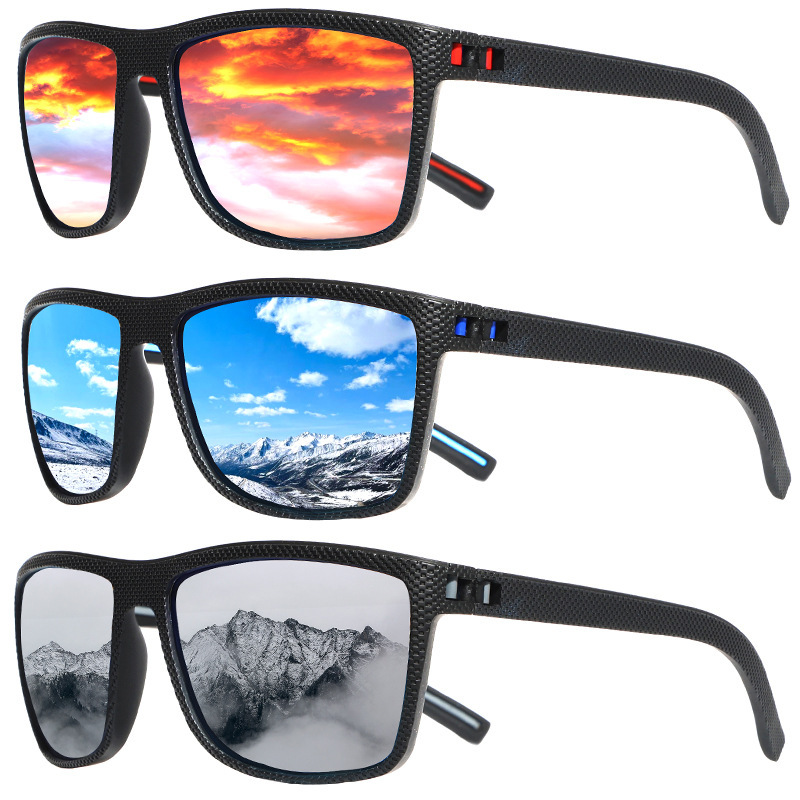 European and American Cross-Border Colorful Combination Polarized Sunglasses Amazon Best-Selling Men's Cycling Sunglasses P-50