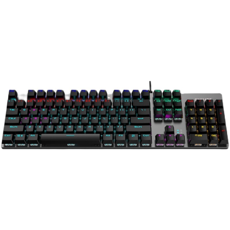 フィリップスSPK8404は鶏の電気競争のゲームの真の機械のキーボードの青軸のコンピュータのキーボードのメーカーを食べて卸売りします。|undefined