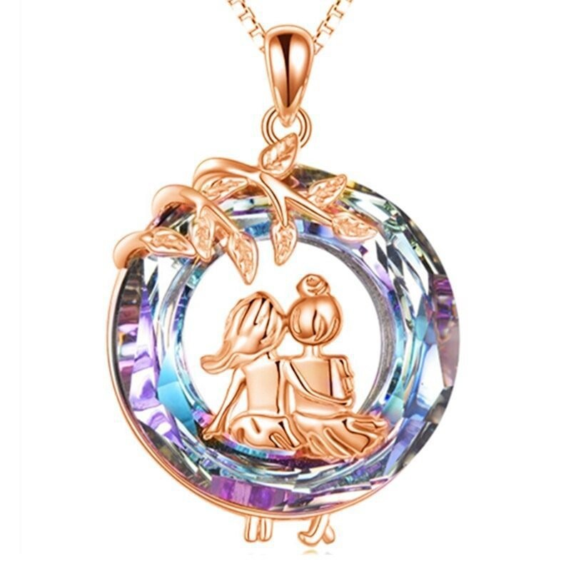 Yunjin joyería transfronteriza Venta caliente moda europea y americana Árbol de la vida colgante personalidad simple hueco Árbol de la vida collar image 9