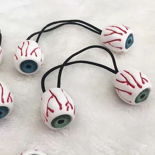 Япония Харадзюку Соскол eyeballs смола кровавые глаза на Хэллоуин аксессуары ужас призрачные глаза кровотечение демон