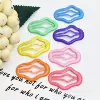 Colorful oil dripping cloud clip 3.5cm mixed single