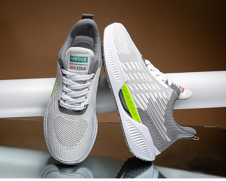 Scarpe da tennis da uomo Sneakers Tessuto Mesh Calzature da ginnastica comode e versatili_voghion.com