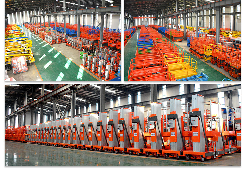 High-Altitude Work Vehicle Lift Outdoor Bicycle Hydraulic Electric Diesel Machinery Climbing Vehicle Bicycle Straight Arm Type