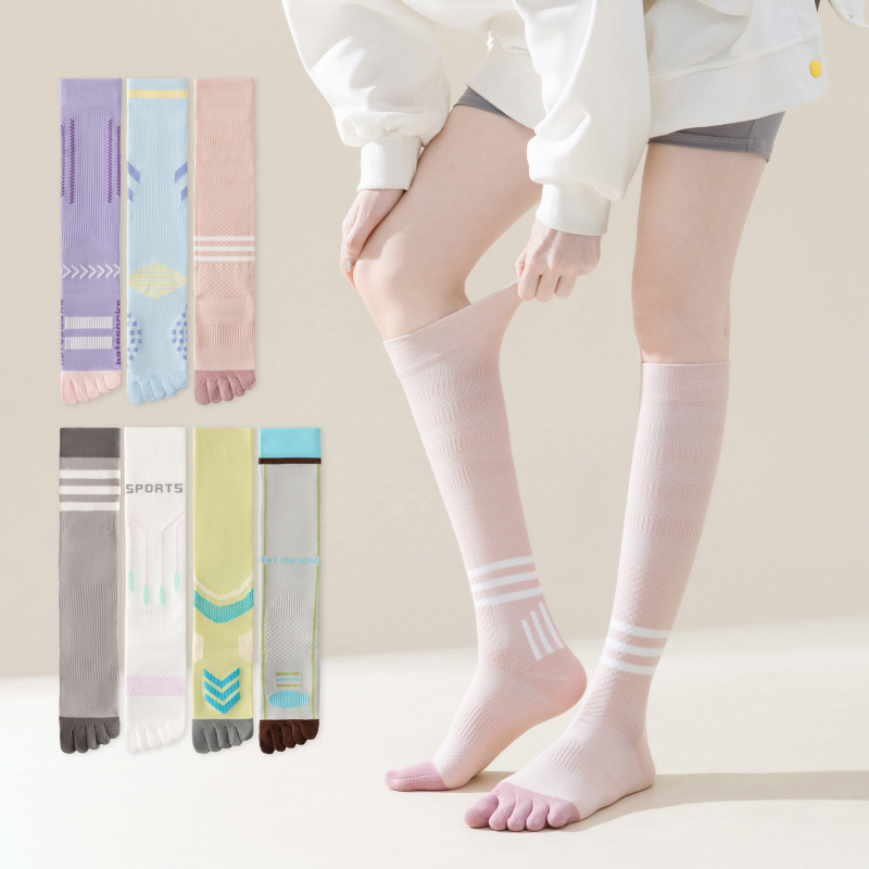 Elegant Five-Toe Sports Socks with Seamless Toes, Anti-Odor Running Yoga Socks, Badminton Running Fitness Socks Elegant Five-Toe Sports Socks with Seamless Toes, Anti-Odor Running Yoga Socks, Badminton Running Fitness Socks