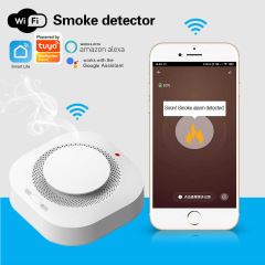 Tuya ZIGBEE 煙感知器アプリ通知 TUYA WiFi 煙警報器 ワイヤレス煙警報器