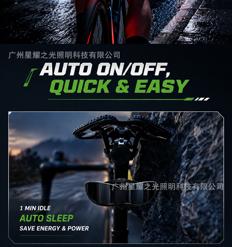 Cross-border motorcycle and bicycle helmet LED devil's eye warning light, night riding devil's eye decorative ambient light