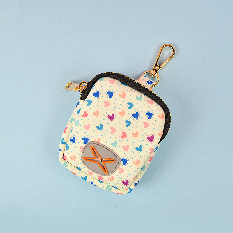 쓰레기 봉투 흰색 하트