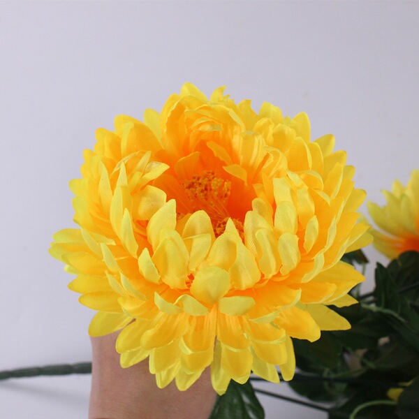 Simulation 7 fork Golden Silk Baoxin Chrysanthemum Chrysanthemum…