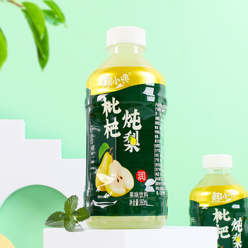 360ml*24 bottle packaging loquat and pear stewed juice beverage popular rock sugar pear juice fruit flavored drink whole box wholesale