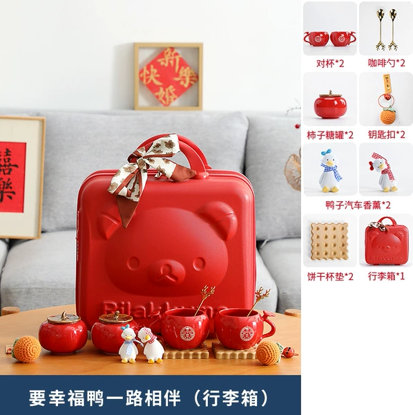 Want a happy duck—accompany you all the way (little bear bag style)