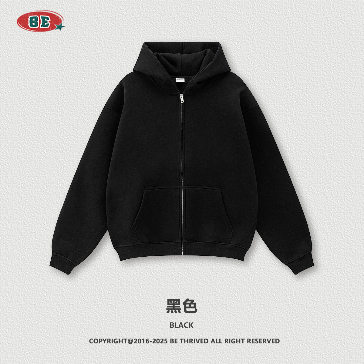 Be Hombres| 2025 otoño y invierno marca de moda americana suelta con camisa encapuchada gruesa con cremallera chaqueta cardián chaqueta hombre image 19