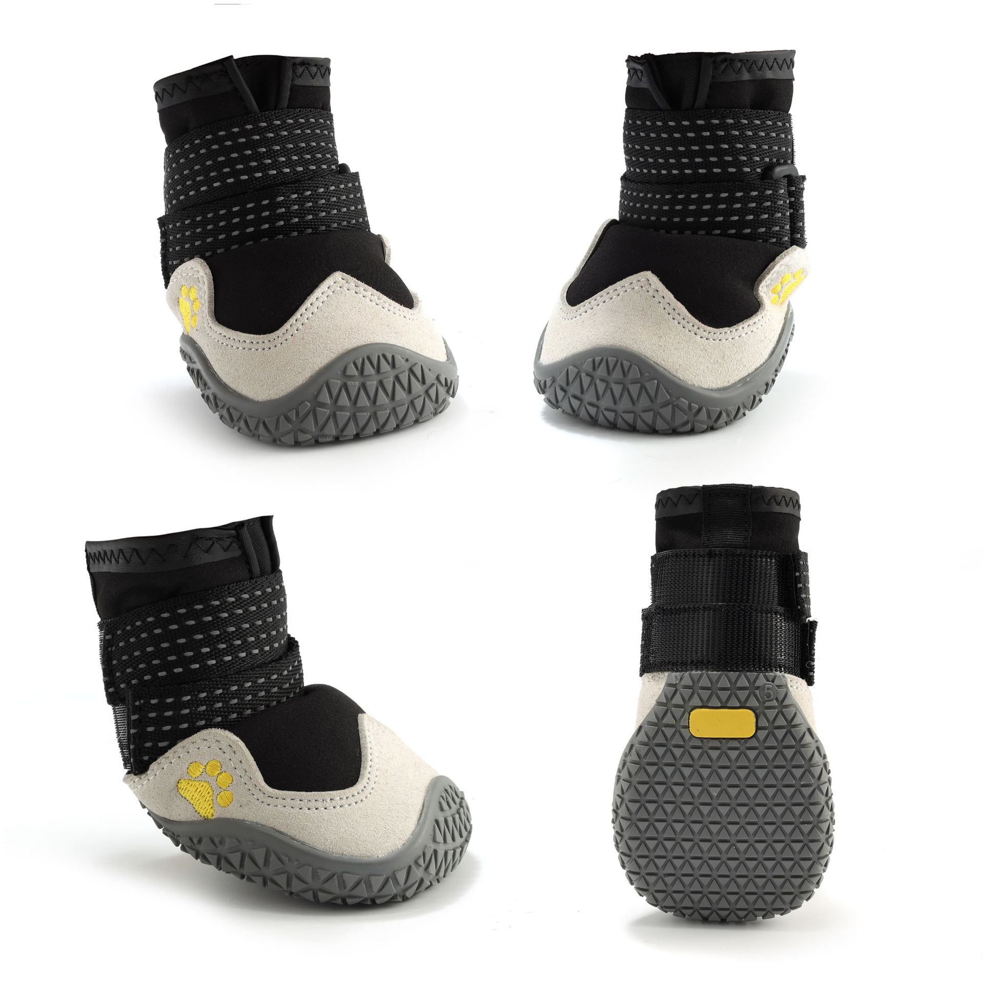 Zapatos para mascotas Zapatos para perros de Amazon Super movimiento multicolor zapatos para perros anti-Splash noche reflectante transfronteriza fábrica de zapatos para mascotas