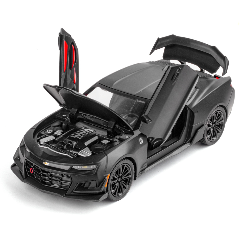 (En caja) 1:24 Chevrolet Camaro modelo de coche de aleación serie abejorro niño modelo de coche de juguete adornos