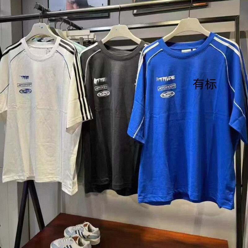 Short-Sleeved T-Shirts for Men and Women, Summer American Street Fashion Half-Sleeved Tops, Loose Casual Trendy Brand T-Shirts