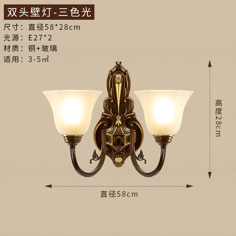 欧式复古全铜吊灯客厅灯高端美式灯具大气餐厅卧室灯2025新款吊灯|undefined