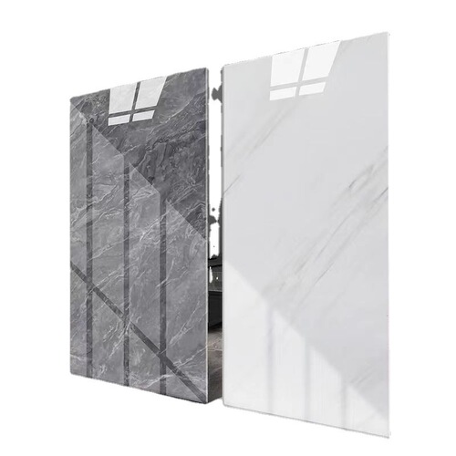 Self-adhesive 3D tile wall sticker for bathroom, waterproof and moisture-resistant, marble-style kitchen wall decal