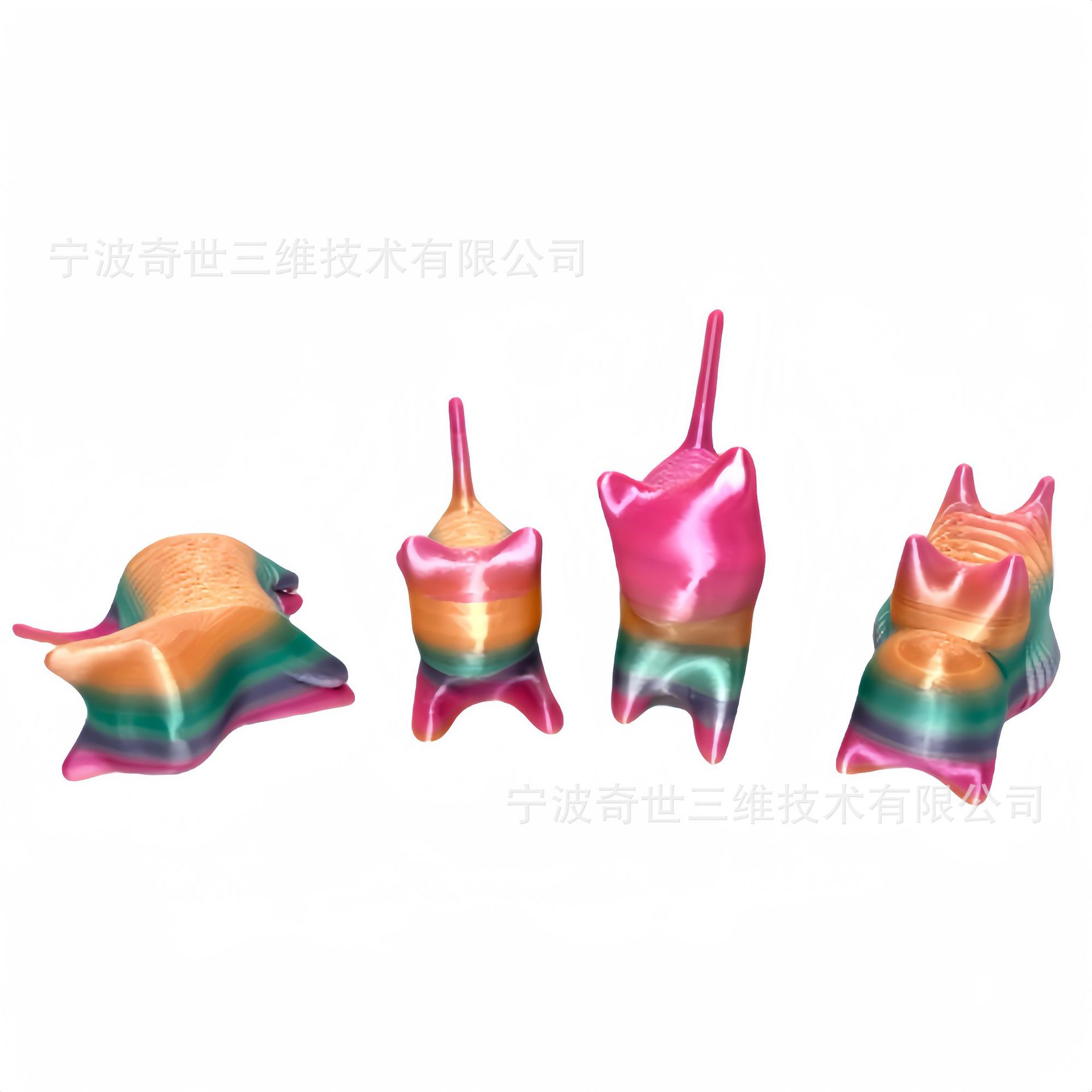 Festival del Medio Otoño y Día Nacional Productos explosivos Adornos de escritorio Toy de punta en espiral Regalo de descompresión Plástico para niños Impresión 3D Spring Cat